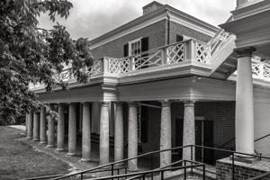 Front elevation (missing upper parapet), 1820-22